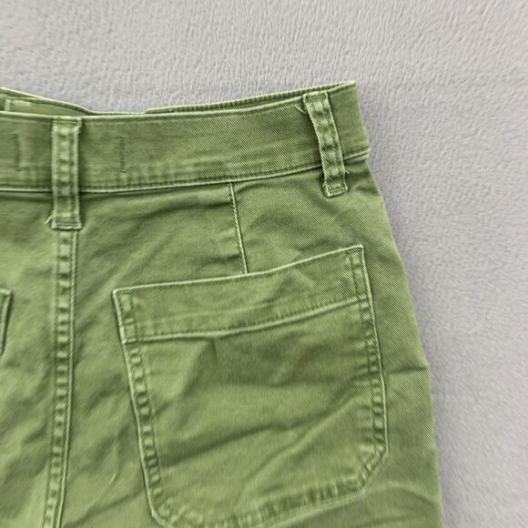 Madewell Shorts Womens Size 24 Army Green Stretch Perfect Vintage Deep Pockets - Picture 14 of 15